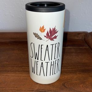 Rae Dunn Slim Can Cooler Sweater Weather